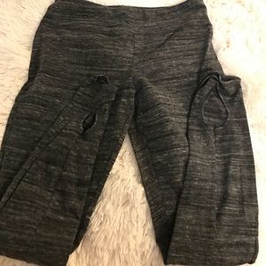 Gray cutout legging